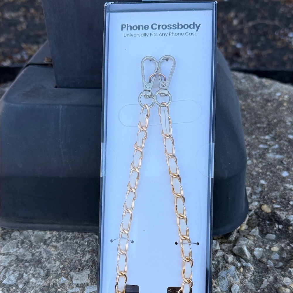 Gold Chain Phone Crossbody